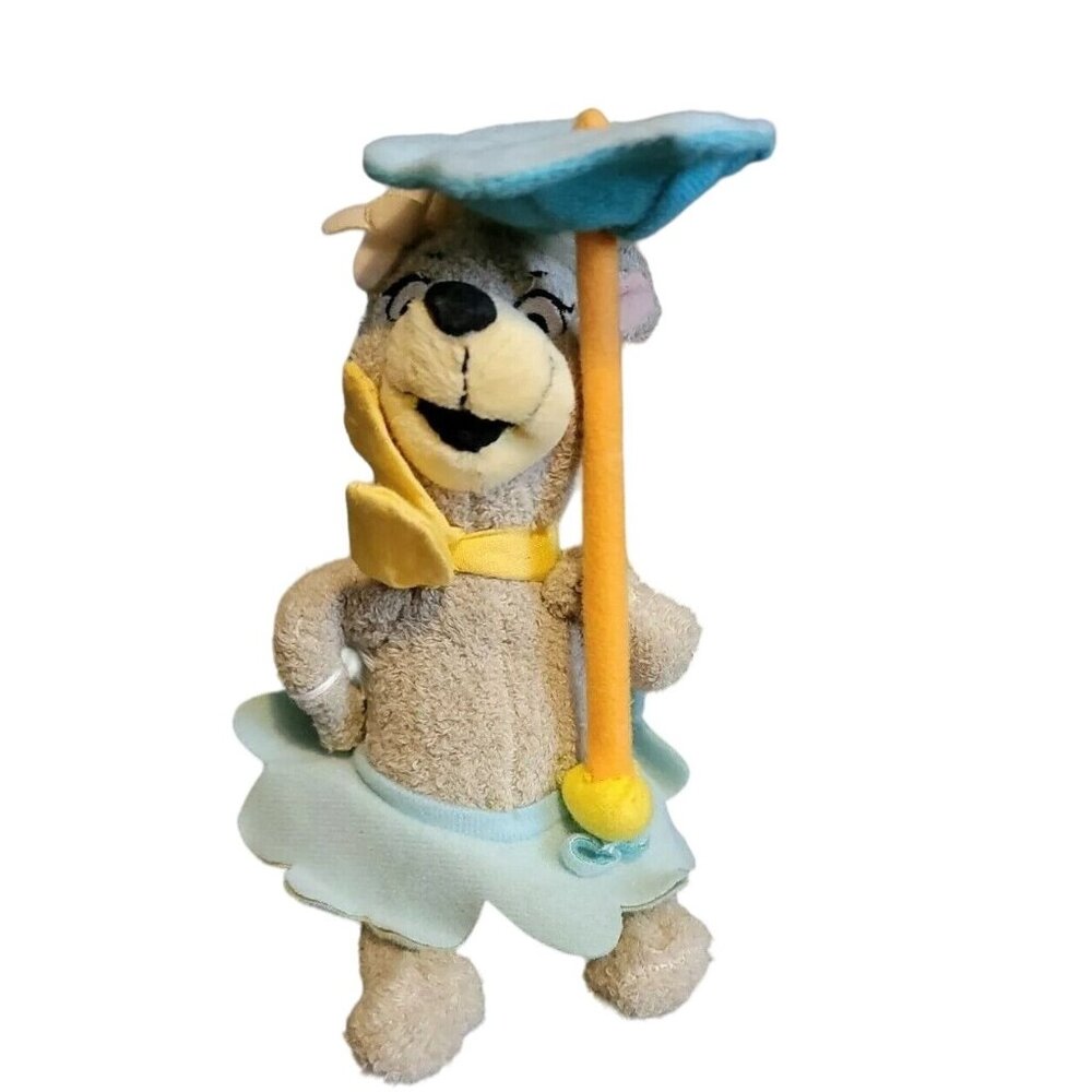 Hanna Barbera Yogi Bear Girlfriend Cindy Bear umbrella Doll plush